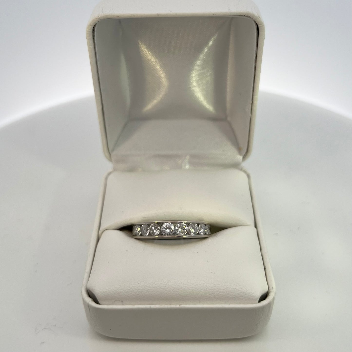 14kt White Gold Ring with Diamonds