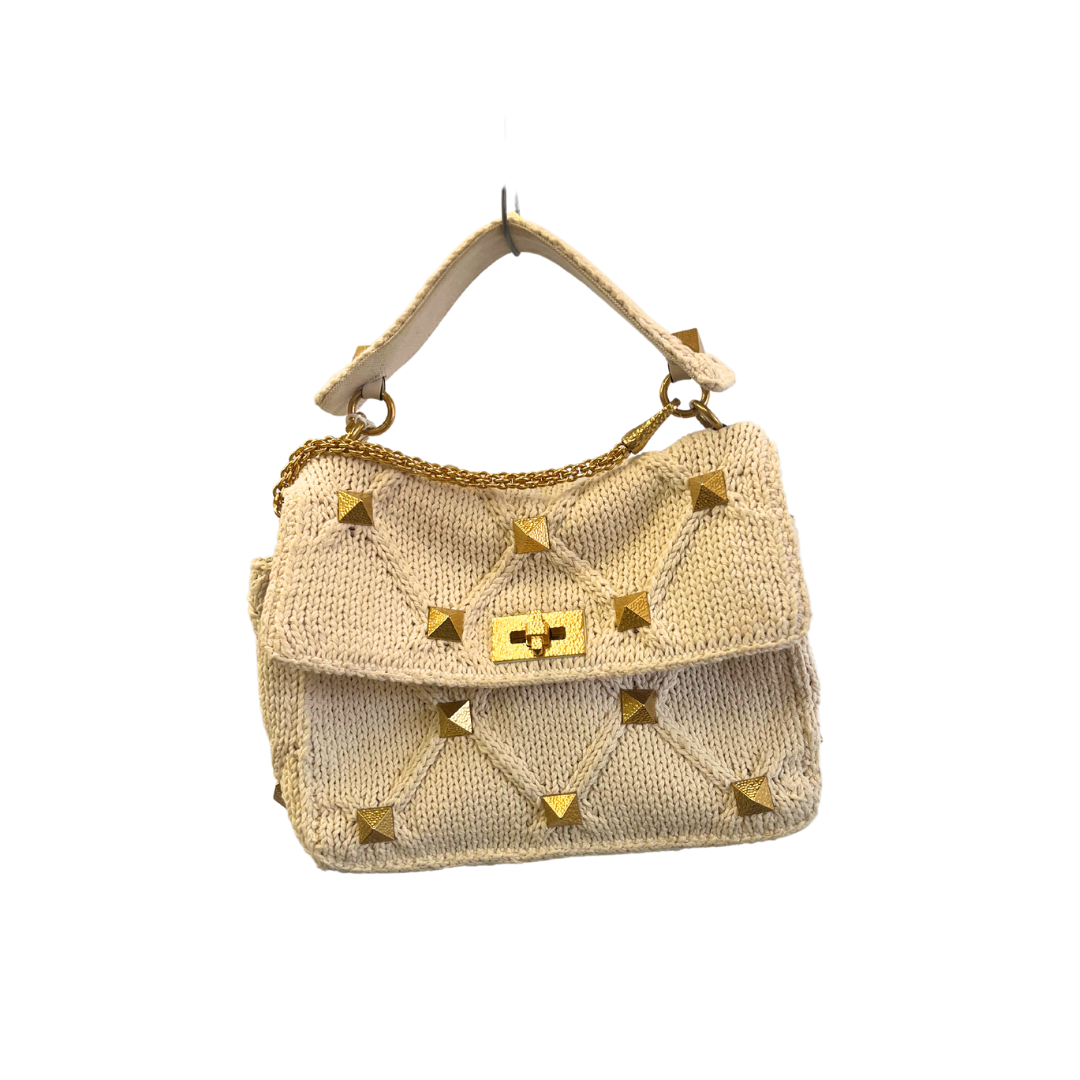 Roman Stud Knit Bag